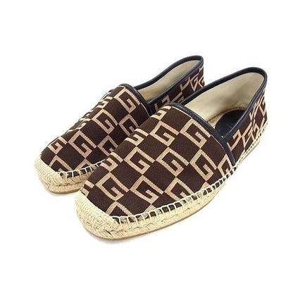 Gucci Canvas Espadrilles 8 Shoes Brown