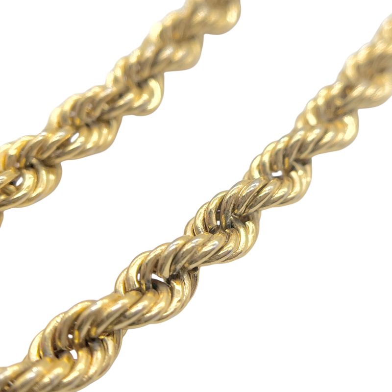 Christian DIOR Necklace Twisted Gold Plated Vintage Gold