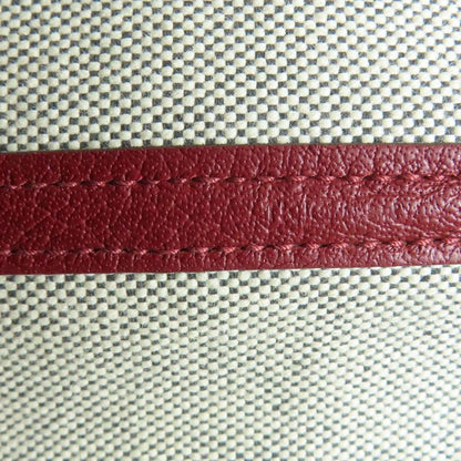 Hermes Garden Party TPM Silver Hardware Tote Bag Canvas Women