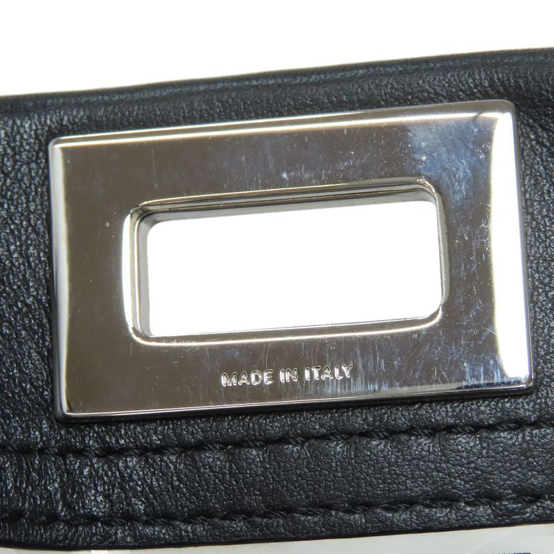 Fendi Peekaboo Mini 2-way Handbag Vinyl Calf Women