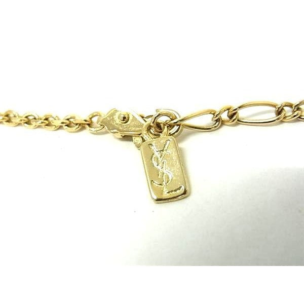 Yves Saint Laurent Necklace Logo Heart — view 2