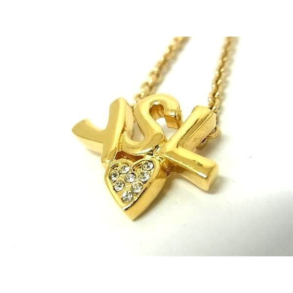 Yves Saint Laurent Necklace Logo Heart — view 3