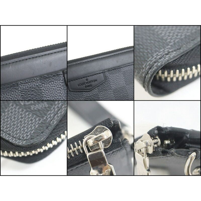 Louis Vuitton Zippy Dragonne Wallet Damier Graphite — view 6