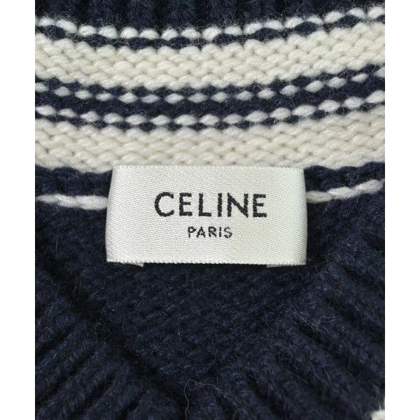 Celine Knit Sweater Blue — view 3