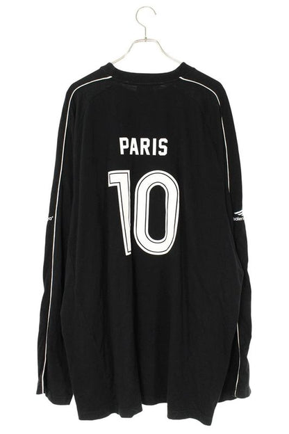 Balenciaga 778972 Tpvr5 Paris Soccer Print Long Sleeve Cut And Sewn Men's 4