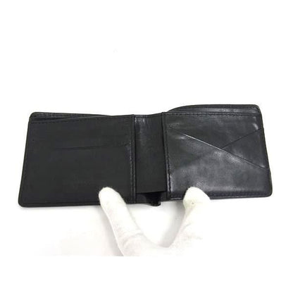 Louis Vuitton Cuir Bequia Portefeuille Noir Black Leather Wallet — view 4