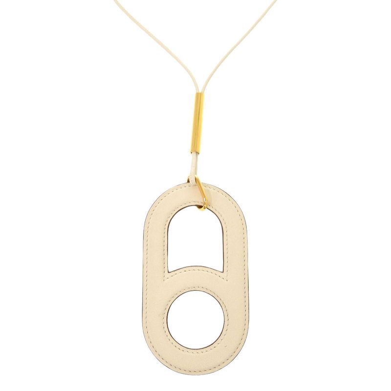Hermes Variation Vorsluft Nata Gold Hardware Y Engraved (2020) Necklace 1834