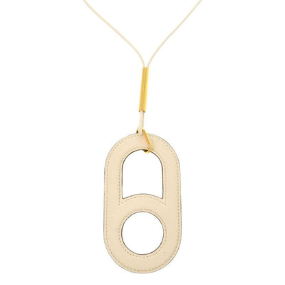 Hermes Variation Vorsluft Nata Gold Hardware Y Engraved (2020) Necklace 1834