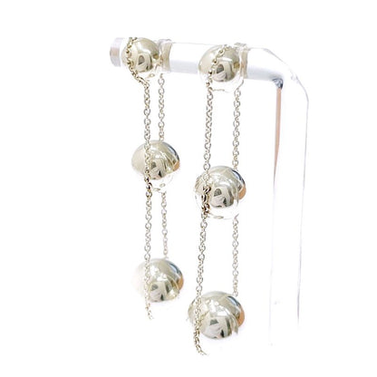 Tiffany & Co Tiffany & Co Silver Hardware Ball Triple Drop Earrings 12.4g 925