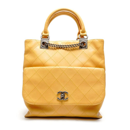 Chanel Handbag Gunmetal 2-Way