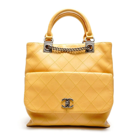 Chanel Handbag Gunmetal 2-Way