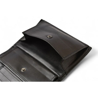Bottega Veneta Wallet Fold Intrecciato Black — view 7