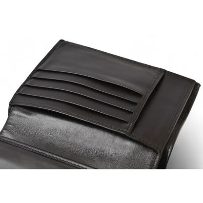 Bottega Veneta Wallet Fold Intrecciato Black — view 8