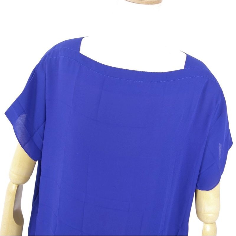 Hermes T-Shirt Cut and Sewn Square Neck Short Sleeves Show — view 3