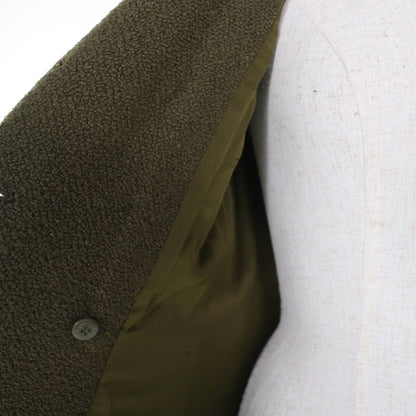 Chanel Vintage Wool Gripoix Button Tweed Jacket Khaki 36 — view 5