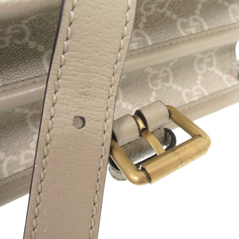 Gucci Interlocking G 671620 GG Supreme Canvas Beige Shoulder Bag 1188 Gucci
