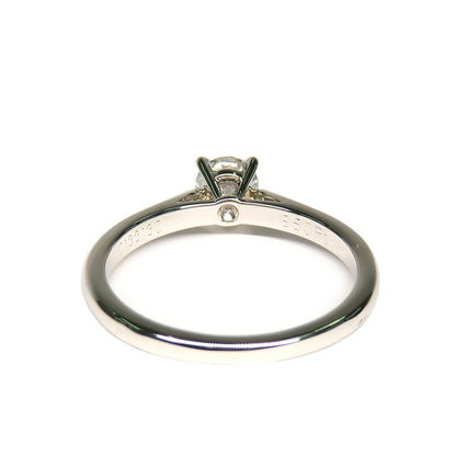 Cartier Solitaire Diamond 0.31ct F VS1 EX Ring #48 GIA Certified