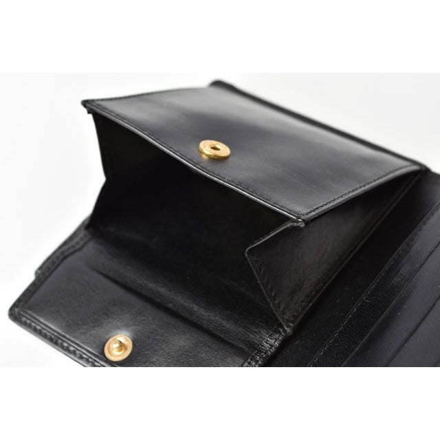 Cartier Wallet Folding Leather Black — view 3