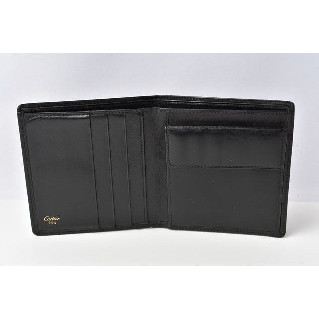Cartier Wallet Folding Leather Black — view 6