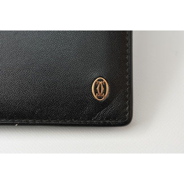 Cartier Wallet Folding Leather Black — view 7