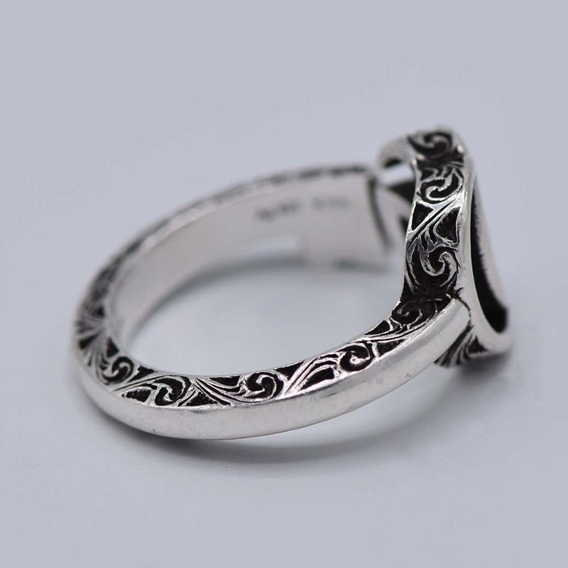 Gucci Ring Double G Key Ring Size 15 Approx 5.7g Silver SV 925 Accessories