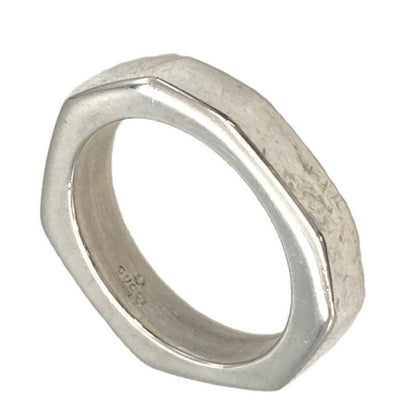 Gucci Octagon Ring Approx 125 Size Sv925 7g Silver Unisex