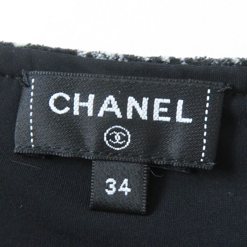 CHANEL P78132 Velour With Coco All Over Beige Coco Mark Short Sleeves Cut And