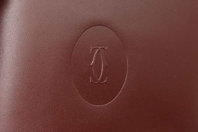 Cartier Fold Wallet Vintage Cartier Men's Wallet Must De Cartier Bordeaux