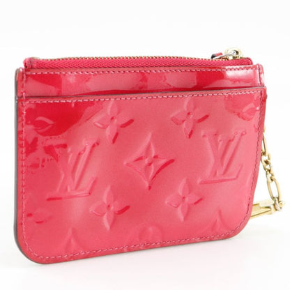 Louis Vuitton Pochette Cles NM M90312 Monogram Vernis Hot Pink Sn1146 Ladies