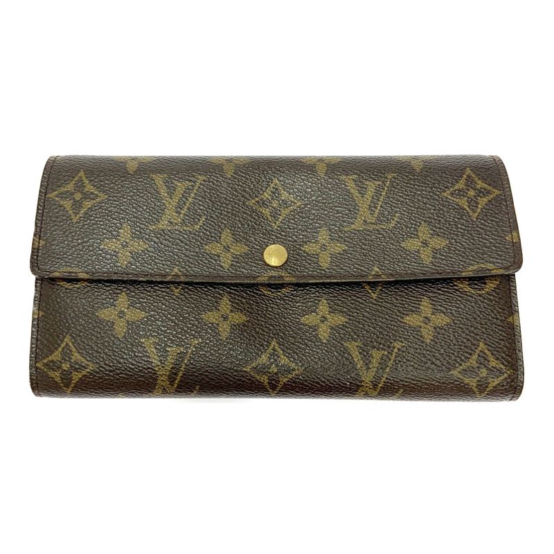 Louis Vuitton M61734 Monogram PVC Portefeuille Sarah Brown 403742 Long Wallet
