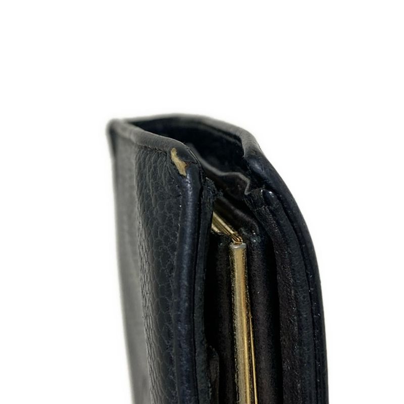 Chanel Bifold Wallet - Black Gold Hardware