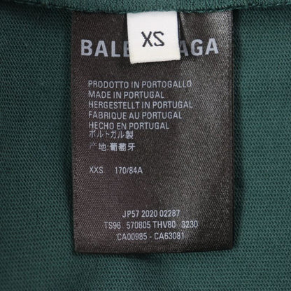  Balenciaga 2020 570805 100% Cotton Back Logo Print Oversized Short Sleeve