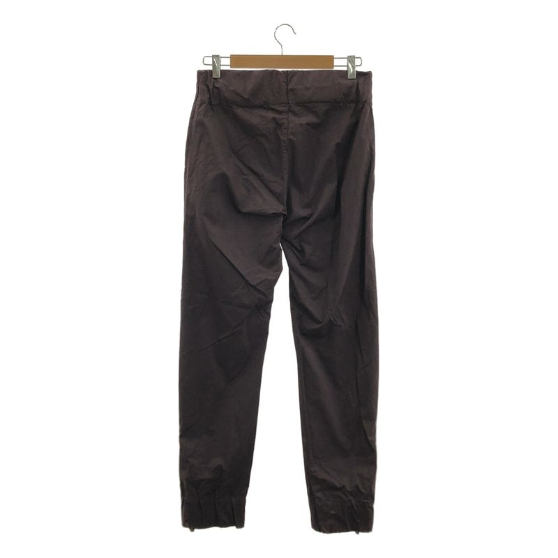 Bottega Veneta Cotton High Waist Drawstring Pants - 44 - Bordeaux - Men's