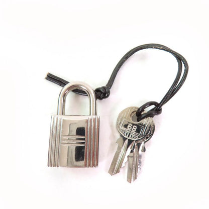 Hermes Yale Line MM Silver Hardware With Cadena Key Tote Handbag Brown Made In