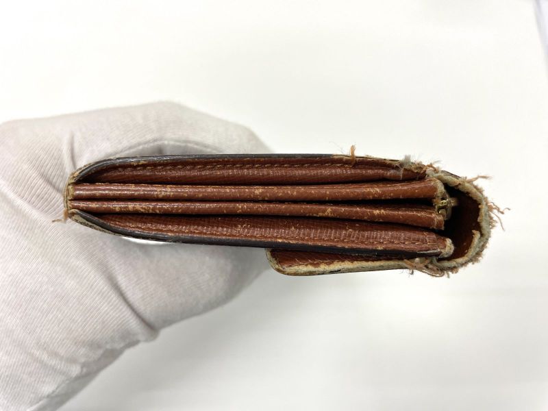 Louis Vuitton Monogram Pochette Portmonnaie Cles Di Long Wallet M61725 Brown