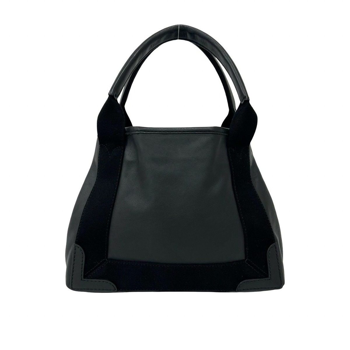 Balenciaga Navy Cabas XS Leather 2-Way Shoulder Bag Black — view 3