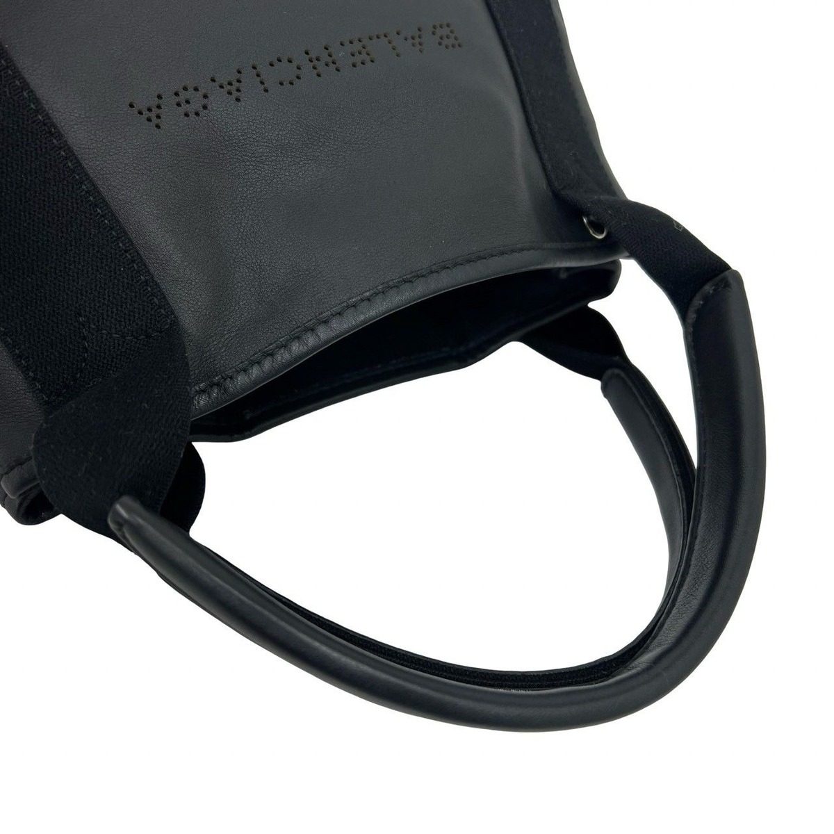 Balenciaga Navy Cabas XS Leather 2-Way Shoulder Bag Black — view 4