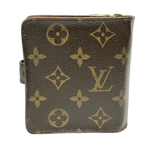 Louis Vuitton Monogram Compact Zip M61667 Bifold Wallet Unisex