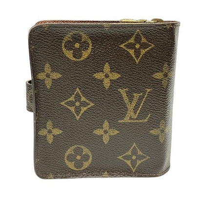 Louis Vuitton Monogram Compact Zip M61667 Bifold Wallet Unisex