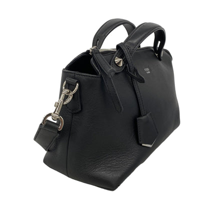 Fendi Handbag by the Way Leather Black Silver 2-Way — view 2