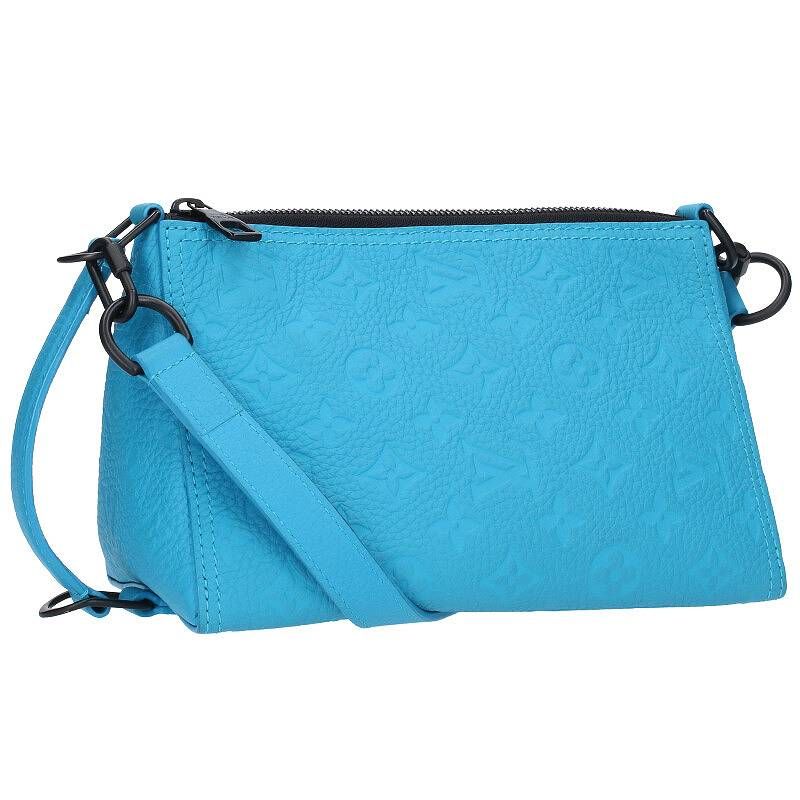 Louis Vuitton M55925 Monogram Triangle Messenger Shoulder Bag For Men