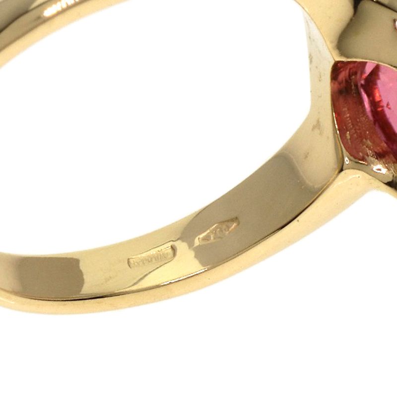 Bvlgari Bulgari Pink Tourmaline Ring - 18K Yellow Gold Ladies