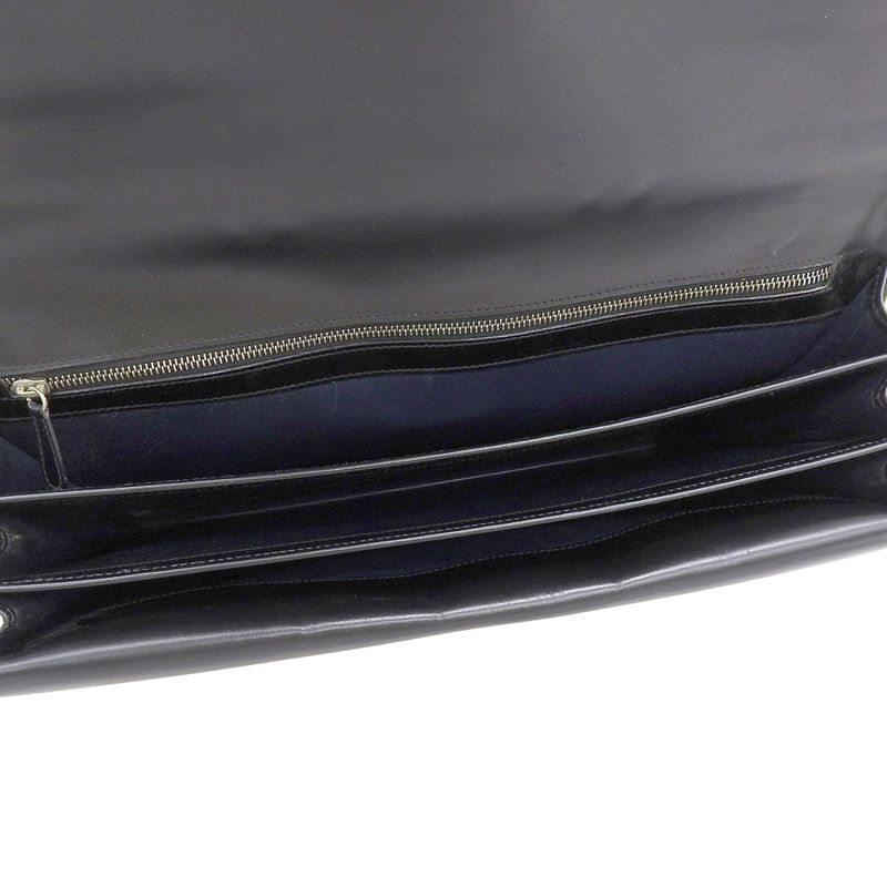 Goyard Y2K Vintage Rare Item Box Calf Leather Attache Briefcase Business Bag 3