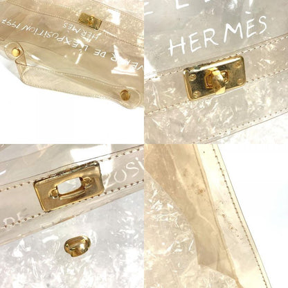 Hermes Handbag Vinyl Kelly Vinyl Clear