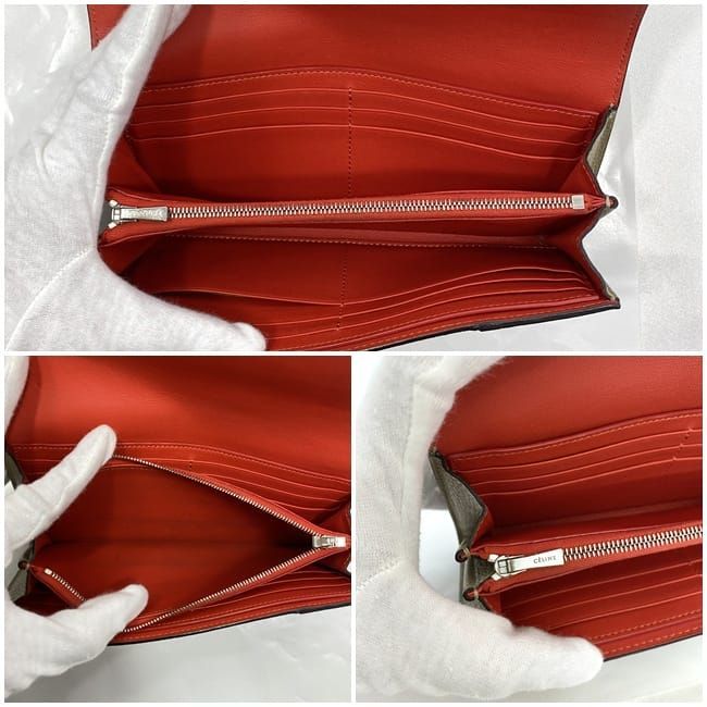 Celine Bifold Long Wallet Large Multifunction Ec21822