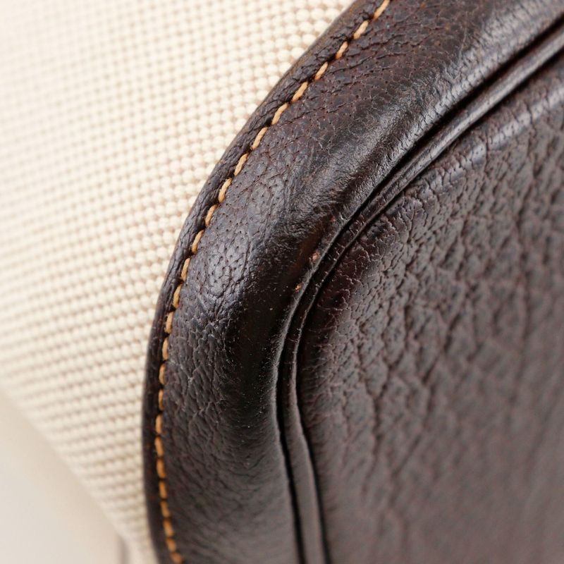 Hermes Garden Party PM Toile Ash Marron Beige/brown □J Ladies Tote Bag