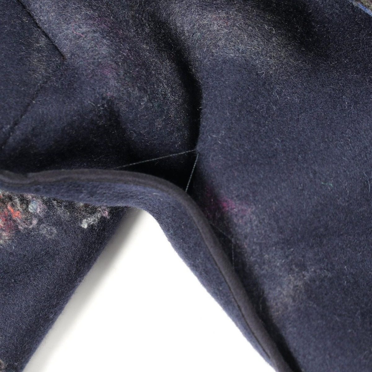 Dior Stainless Steel Coat All Over Pattern Double Breasted Wool Cashmere — view 7