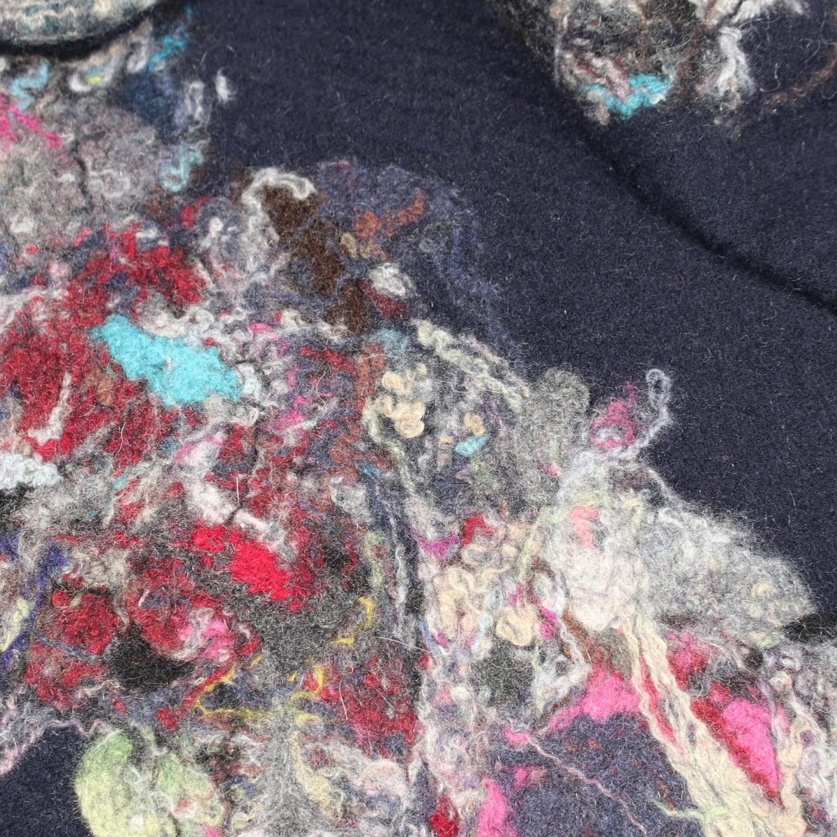 Dior Stainless Steel Coat All Over Pattern Double Breasted Wool Cashmere — view 8