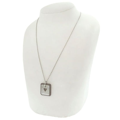 Hermes As De Coeur PM Necklace Metal Swift Ladies
