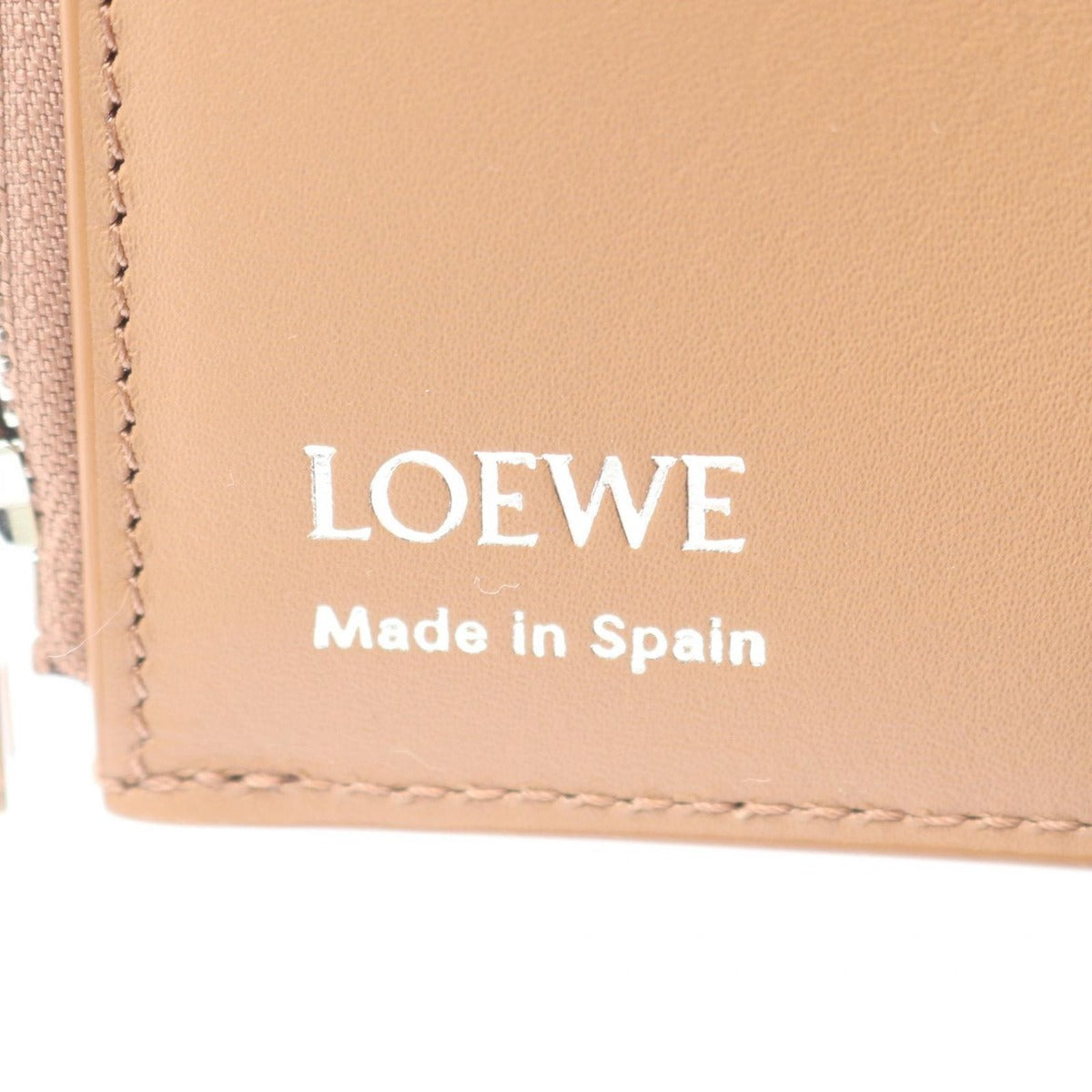 Loewe Trifold Wallet Vertical Small Mocha Leather — view 5